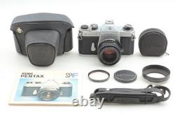 Top MINT Pentax Spotmatic F SPF Silver 35mm Film Camera 55mm f1.8 Lens JAPAN