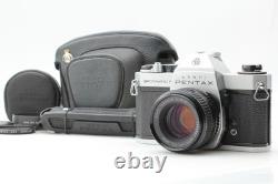 Top MINT Pentax Spotmatic F SPF Silver 35mm Film Camera 55mm f1.8 Lens JAPAN