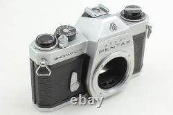 Top MINT Pentax Spotmatic F SPF Silver 35mm Film Camera 55mm f1.8 Lens JAPAN
