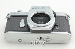 Top MINT Pentax Spotmatic F SPF Silver 35mm Film Camera 55mm f1.8 Lens JAPAN