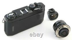 Top MINT Voigtlander BESSA-L Black with SNAPSHOT-SKOPAR 25mm f/4 Lens Viewfinder