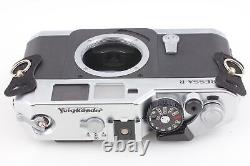Top MINT Voigtlander BESSA-R Silver L39 35mm f/2.8 Lens film Camera From JAPAN