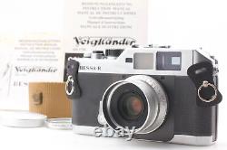 Top MINT Voigtlander BESSA-R Silver L39 35mm f/2.8 Lens film Camera From JAPAN