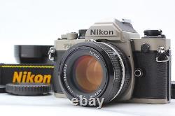 Top MINT withHood Nikon New FM2/T Titan 35mm Film Camera Ai 50mm f1.4 Lens JAPAN