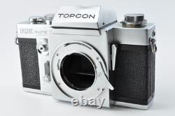 Topcon RE Super 35mm Film Camera 58mm F1.8 From JAPAN Very Good #300