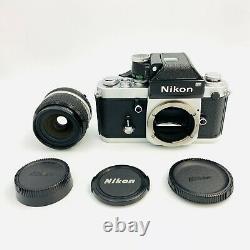 UNUSED Nikon F2 Photomic 35mm SLR Film Camera + Ai-s 24mm F/2 Lens From Japan