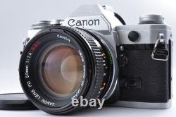 US Duty Paid Canon AE-1 silver 35mm Film Camera FD 50mm f1.4 SSC JAPAN #L86