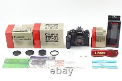 Unused Canon NEW F-1 AE Finder 35mm Film Camera NFD 50mm f1.4 Lens From JAPAN