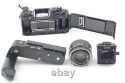Unused Canon NEW F-1 AE Finder 35mm Film Camera NFD 50mm f1.4 Lens From JAPAN