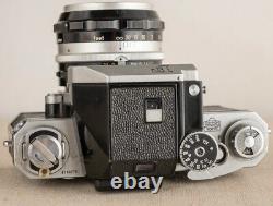 VINTAGE 1966 NIKON F PHOTOMIC TN CAMERA BODY with NIKKOR 50mm 1.4 LENS