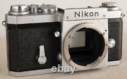 VINTAGE 1966 NIKON F PHOTOMIC TN CAMERA BODY with NIKKOR 50mm 1.4 LENS