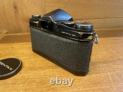 Very Rare Black Near Mint Pentax SV Film Camera Super Takumar 55mm F/1.8 /JP