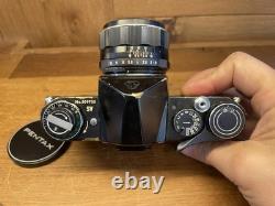 Very Rare Black Near Mint Pentax SV Film Camera Super Takumar 55mm F/1.8 /JP