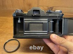 Very Rare Black Near Mint Pentax SV Film Camera Super Takumar 55mm F/1.8 /JP