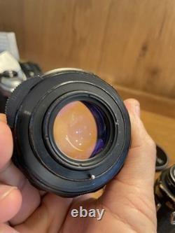 Very Rare Black Near Mint Pentax SV Film Camera Super Takumar 55mm F/1.8 /JP