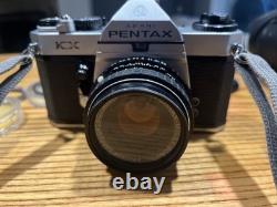 Vintage Asahi Pentax KX 35mm Film Camera SMC Pentax 11.8/55 Lens & 1.2.8/100