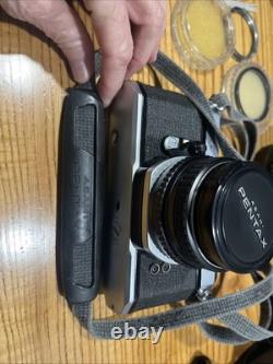 Vintage Asahi Pentax KX 35mm Film Camera SMC Pentax 11.8/55 Lens & 1.2.8/100