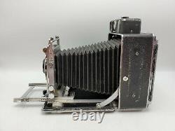 Vintage Busch Pressman Model D 4x5 Large Format Press Camera 135mm F4.7 Lens