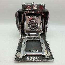 Vintage Busch Pressman Model D 4x5 Large Format Press Camera 135mm F4.7 Lens