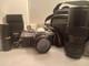 Vintage Canon AE-1 35mm SLR Camera 50mm f/1.4 Lens Auto Zoom Lens + Extras