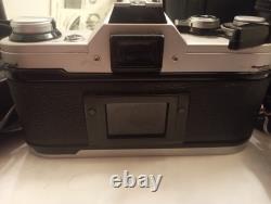 Vintage Canon AE-1 35mm SLR Camera 50mm f/1.4 Lens Auto Zoom Lens + Extras