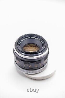 Vintage Canon F1 35mm Film SLR Camera WithFL 50mm F1.8 Lens