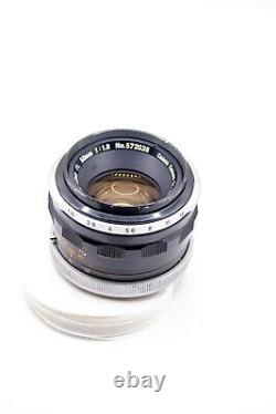 Vintage Canon F1 35mm Film SLR Camera WithFL 50mm F1.8 Lens