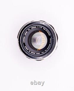 Vintage Canon F1 35mm Film SLR Camera WithFL 50mm F1.8 Lens