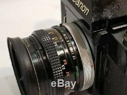 Vintage Canon F-1 Pro Body, 35mm Film Camera with50mm 11.8 Canon FD Lens