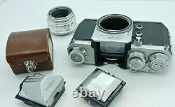 Vintage Edixa REFLEX film CAMERA with F2.8 Steinheil Cassar S 50mm Lens