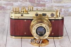 Vintage Film camera Leica II D Berlin 1936, Lens Sonnar Carl Zeiss f2.8/52mm