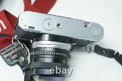 Vintage Japanese Pentax ME Super 35mm SLR Film Camera + 50mm & 85-210mm lenses