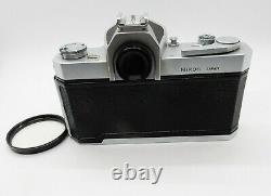 Vintage Nikkormat FTN Film Camera With 50mm f2 Lens Analog 35mm Film Camera