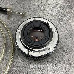 Vintage Pentax KM Asahi Film Camera 3 Lenses With Camera Bag And Papers