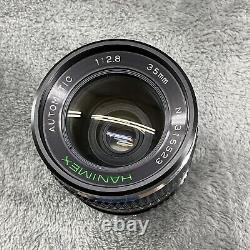 Vintage Pentax KM Asahi Film Camera 3 Lenses With Camera Bag And Papers
