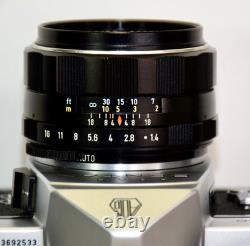 Vintage Pentax Spotmatic SP 35mm Film Camera With Super-Takumar 50mm f1.4 Lens+