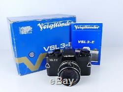 Voigtlander Vsl3-e 35mm Film Manual Slr Camera + 50mm F1.8 Ultron Lens Boxed