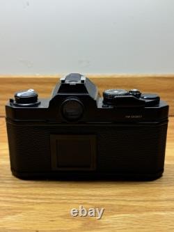 WORKING Nikon FM 35mm Film Camera (Black) withNikkor 135mm f2.8 AI-S-Free Shipping