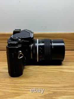 WORKING Nikon FM 35mm Film Camera (Black) withNikkor 135mm f2.8 AI-S-Free Shipping