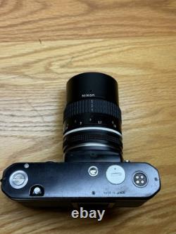 WORKING Nikon FM 35mm Film Camera (Black) withNikkor 135mm f2.8 AI-S-Free Shipping