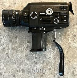 WORKING Nikon R10 Super 8 8mm Cine Movie Film Camera + 7-70mm f/1.4 Macro Lens