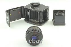 WORKS! NEAR MINT- KOWA SIX Black 6x6 Medium Format Camera 85mm F2.8 Lens JAPAN