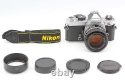 W/Hood Exc+5 Nikon FM SLR 35mm Film Camera & Ai 50mm f/1.4 Lens From JAPAN