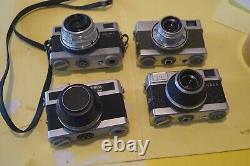 Wera vintage 35mm film camera collection 4 cameras w Carl Zeiss Tessar lens