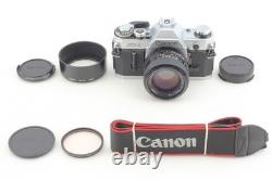 With HOOD MINT Canon AE-1 35mm Film Camera SLR New FD 50mm f1.4 Lens From JAPAN