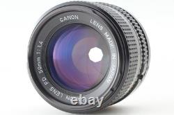 With HOOD MINT Canon AE-1 35mm Film Camera SLR New FD 50mm f1.4 Lens From JAPAN