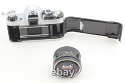 With HOOD MINT Canon AE-1 35mm Film Camera SLR New FD 50mm f1.4 Lens From JAPAN