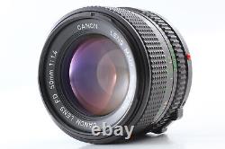 Withstrap Canon A-1 A1 SLR Film Camera body New FD NFD 50mm f1.4 Lens From JAPAN