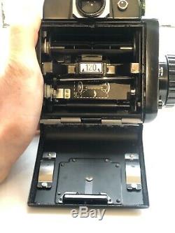 Working Mamiya 645J Medium Format SLR Film Camera 150mm Lens