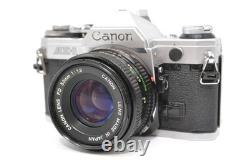Works Canon AE-1 Program 35mm film Camera NFD 50mm f/1.8 Lens From JAPAN